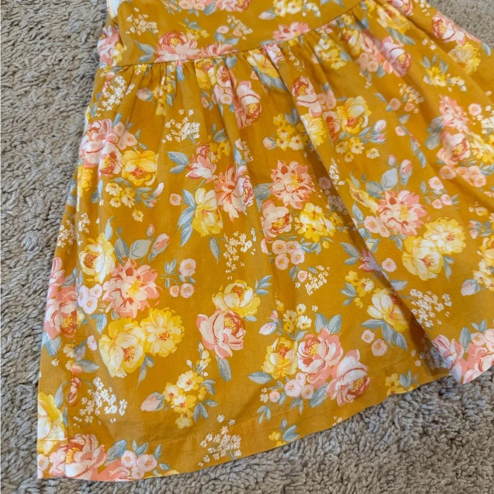 OshKosh B'gosh Floral Mustard Dress